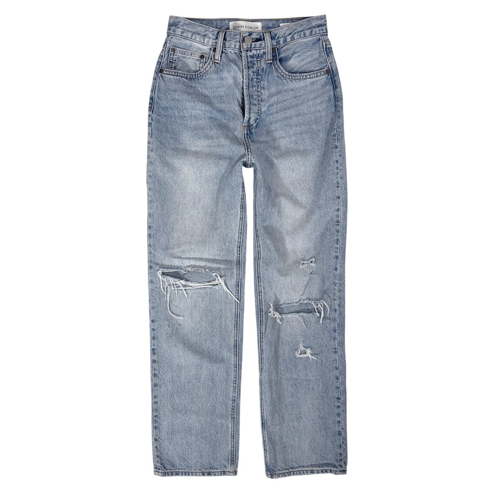 ARITZIA Denim Forum Joni High Rise Loose Jeans 24 Slouchy 90s Straight 2 3 Retro